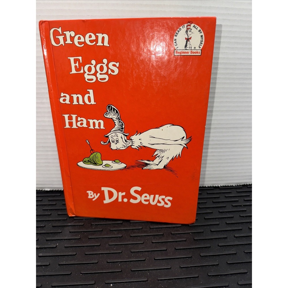 Dr. Seuss Green Eggs and Ham Childrens Book Unisex OS Orange Hardcover Classic